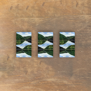 three-card layout